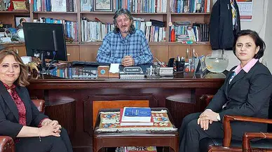 Müdürlerden taziye ziyareti