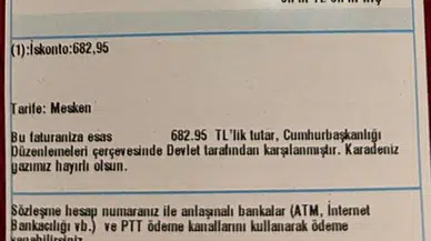Ve ilk doğalgaz faturalarında '0' rakamı göründü!