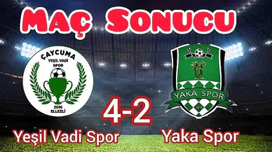 Yeşil Vadi Spor -Yaka Sporu mağlup etti