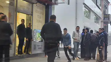 Zabıtayayla esnaf tartıştı!