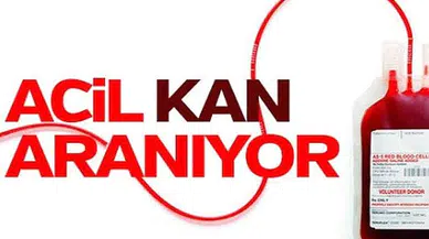 Acil kana ihtiyaç var!!