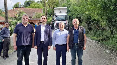 Ayvazlar yolu asfalt çalışması tamamlandı