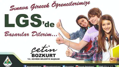 Başkan Bozkurt öğrencilere başarılar diledi