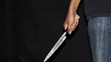 Bıçaklı saldırgan gözaltına alındı 