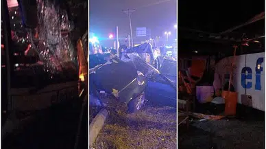 Çaycuma'da otobüs ile otomobil çarpıştı; Ölü ve yaralılar var!