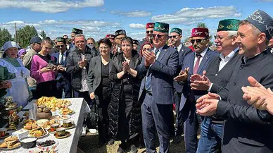 Çaycuma heyeti, Tatarların ulusal bayramı Sabuntay kutlamasında