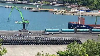 Geminin altında mayın var! Ekipler kargo alanını boşalttı..