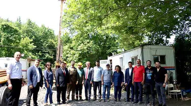 GMİS heyeti, MTA Kandilli Sondaj Kampı’nı ziyaret etti