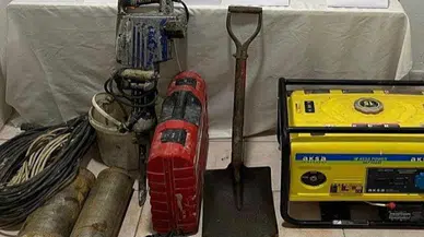 Kaçak kazı yapan 7 kişi yakalandı