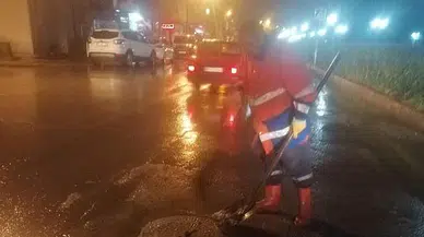 Kdz. Ereğli Belediyesi geceyi alarm seviyesinde geçirdi