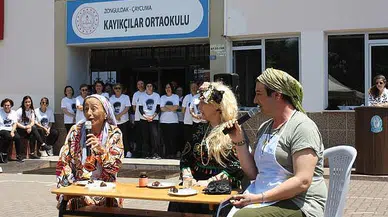 'Kültürümüzü Tanıtıyoruz' projesiyle öğrenciler, veliler ve yöre halkı doyasıya eğlendiler