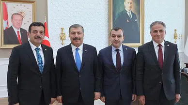 Milletvekillerinden Bakan Koca'ya ziyaret