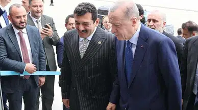 Muammer Avcı, Cumhurbaşkanı Erdoğan'ı karşıladı