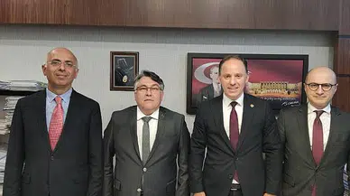 Rektör Özölçer'den CHP Milletvekillerine Hayırlı Olsun Ziyareti