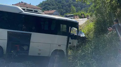TTK işçi servisi yoldan çıktı, ekipler olay yerinde!