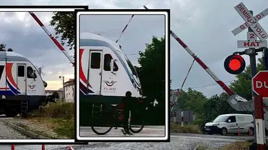 Vatandaş mağdur! Tren yolu hemzemin geçitin bariyer ve sinyali çalışmıyor  