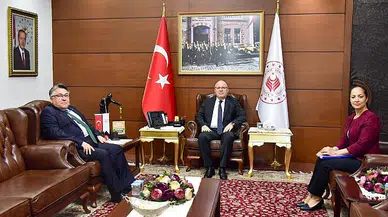 ZBEÜ Rektörü Özölçer'den Vali Tutulmaz'a ziyaret