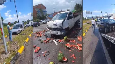 Aynı kavşakta ışık ihlali ve zincirleme kaza yaşandı:5 yaralı