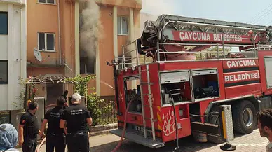 Çıkan yangında ev kullanılmaz hale geldi  