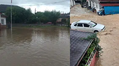 Filyos ve Perşembe beldesi yoğun yağışa maruz kaldı