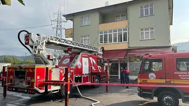 Fırının bacasında başlayan yangın çatıyı sardı  