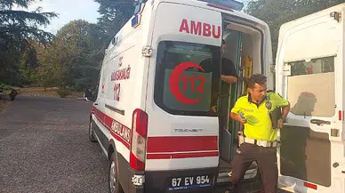 Yamaçtan aşağıya uçtu, ekipler müdahale etti!