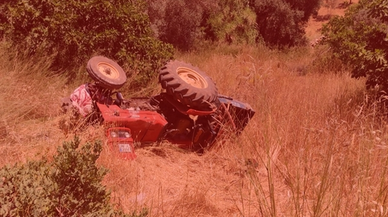 Acı olay, 68 yaşındaki adam traktörün altında kaldı!