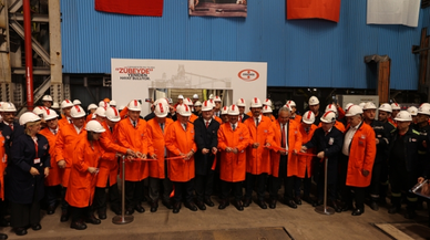 Erdemir’in Türk mühendislerinin katkılarıyla inşa ettiği ‘Zübeyde’de ilk üretim gerçekleşti