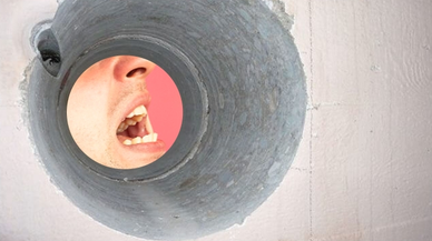 Soba deliğinden alt kat komşusuna sövdü! Cezadan kurtulamadı