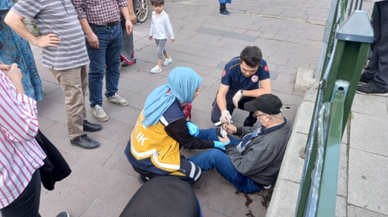 Sara nöbeti geçiren adam ekipleri alarma geçirdi