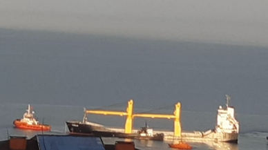 Demir yüklü gemi Zonguldak açıklarında arızalandı!