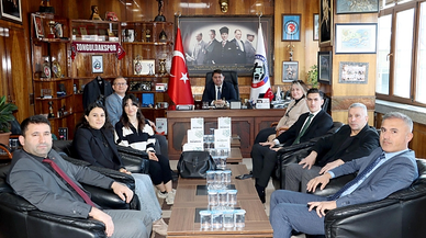 Zonguldak Kömür Jeoparkı Yönetimi’nden GMİS’e ziyaret