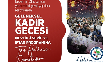 Başkan Posbıyık, Kadir Gecesi Mesajı Yayımladı