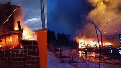 Uludağ'da denetim sonrası mühürlenen otelde yangın! Acı haber geldi