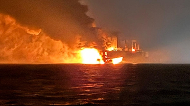 Karadeniz'deki gemide korkutan patlama