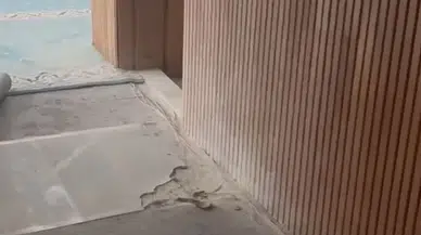 Kastamonu’da düşen yıldırım camiye isabet etti