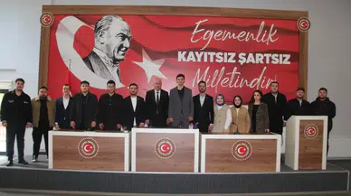 Necdet Karaveli, AK Parti İl Gençlik Kolları yönetimini ağırladı