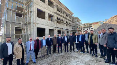 Alaplı'daki İmam Hatip Ortaokulu İnşaatında Denetim Gerçekleştirildi