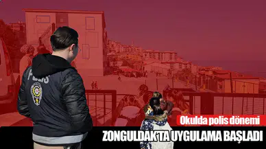 Zonguldak okullarında polis nöbeti başladı, veliler memnun!
