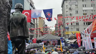 Zonguldak'ta 1 Mayıs Kutlamalarına Minik Madenci Damga Vurdu