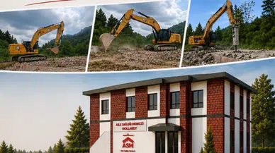 Alaplı Mollabey’de yeni sağlık tesisi için inşaat çalışmaları başladı