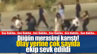 Zonguldak Düğününde Kavga Çıktı, Polis Olay Yerinde Devreye Girdi