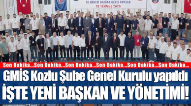 Kozlu'da GMİS Genel Kurulu Gerçekleştirildi
