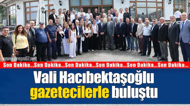 Zonguldak Valisi Hacıbektaşoğlu basın mensuplarıyla bayram kahvaltısında buluştu