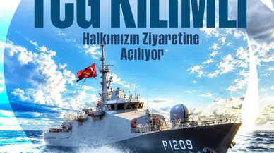 TCG Kilimli ziyaretçilerini ağırlıyor