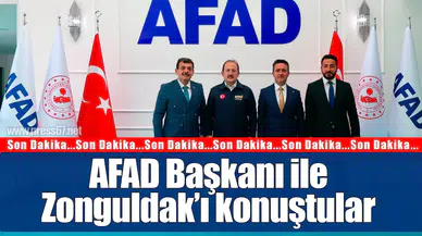 Muammer Avcı, AFAD Başkanı Ali Hamza Pehlivan ile Zonguldak’ın Öncelikli Taleplerini Görüştü