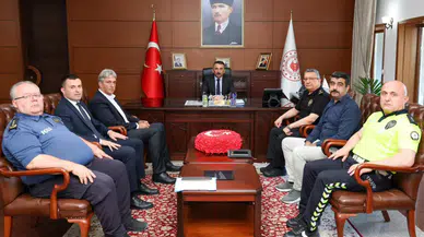 Trafik Güvenliği ve Spor Faaliyetleri İçin Ortak Çalışma Toplantısı Yapıldı