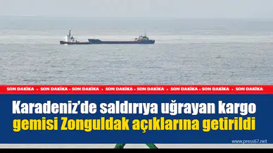 O gemi Zonguldak açıklarında! Ukrayna'da dron saldırısına uğramıştı