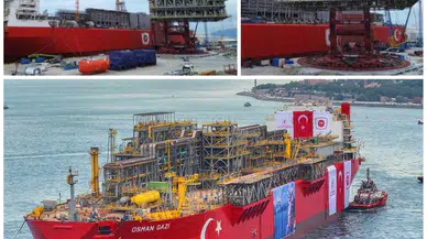 Osman Gazi platformuna 2 bin 500 tonluk yaşamsal modül entegre edildi
