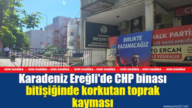 Ereğli'de Heyelan Panik Yarattı: Yerel Halk Güvenliği Sorguluyor